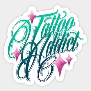 Tattoo Addict Mermaid Sticker